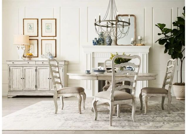 Kincaid® Selwyn Cottage White Ladderback Side Chair-1