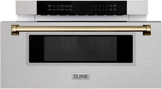 ZLINE Autograph Edition 1.2 Cu. Ft. Stainless Steel Microwave Drawer -1