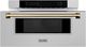 ZLINE Autograph Edition 1.2 Cu. Ft. Stainless Steel Microwave Drawer -1