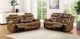Furniture of America® Ezekius Brown Manual Recliner-1
