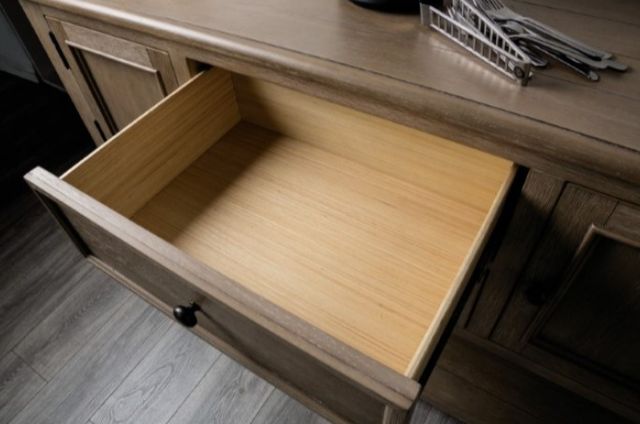 Furniture of America® Chesapeake Light White Wash Server-4