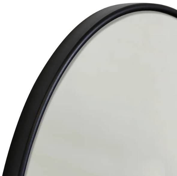 StyleCraft Black Oval 29" Mirror-1