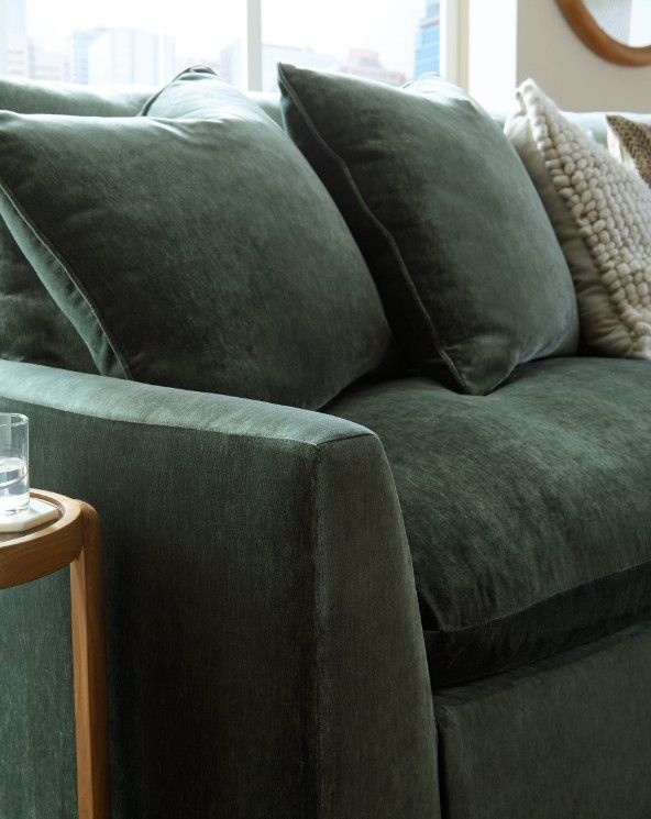 Benchcraft® Carriage View 3-Piece Jade L-Shape Sectional-1