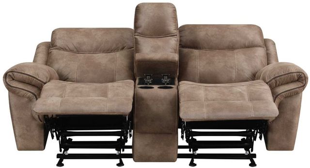 Steve Silver Co. Nashville Cocoa Manual Reclining Loveseat-2