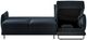 Luonto® Furniture Dolphin 2-Piece Black/Glamour 13 Full XL Sleeper Sectional and Chaise-1