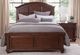 American Woodcrafters 2400 Sedona Cinnamon Cherry King Panel Bed-1