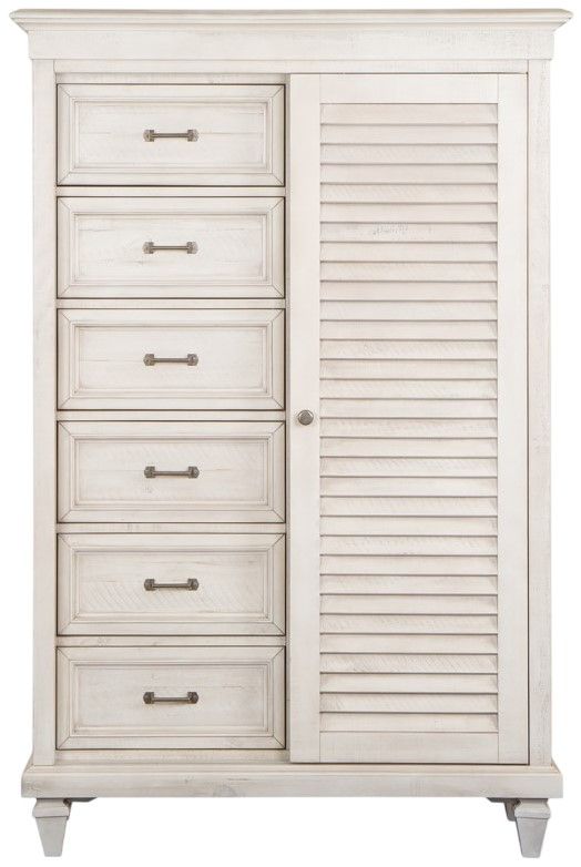 Magnussen Home® Newport Alabaster Gentleman's Chest-2