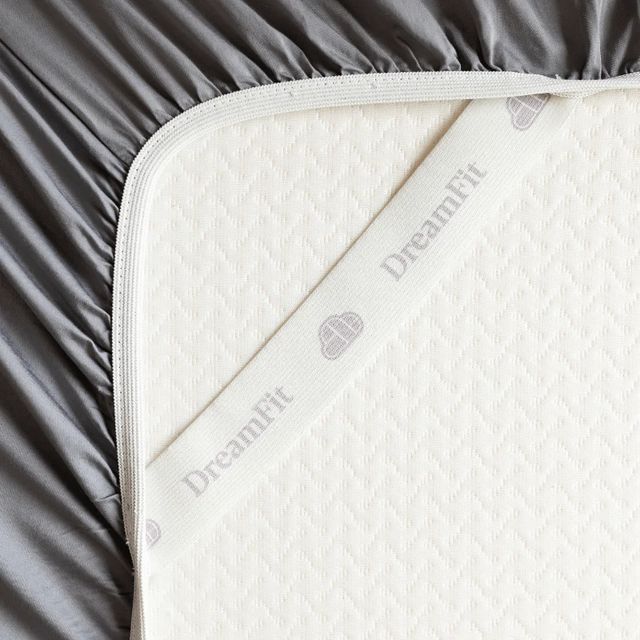 DreamFit® DreamCool™ Egyptian Cotton Gray Split Head King Sheet Set-2