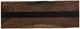 International Furniture Direct Riverwood Brown Sofa Table with Black Base-4