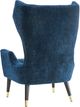 TOV Furniture Logan Navy Velvet Chair-1