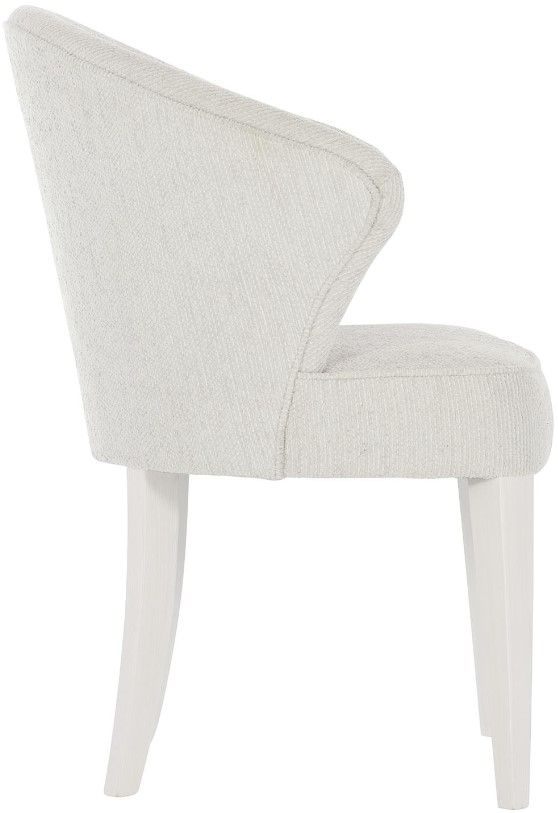Bernhardt Silhouette Eggshell/White Arm Chair-2