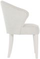 Bernhardt Silhouette Eggshell/White Arm Chair-2