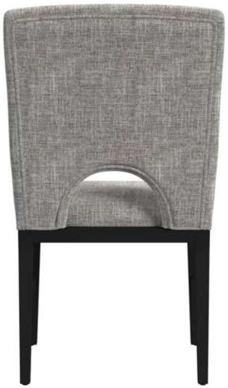 Elements International Oregon Black/Gray Dining Side Chair-4