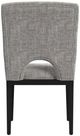 Elements International Oregon Black/Gray Dining Chair-4