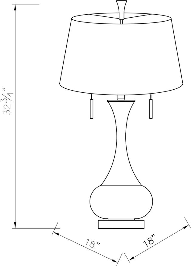 Surya Karval Gold/Metallic Silver Accent Table Lamp-2
