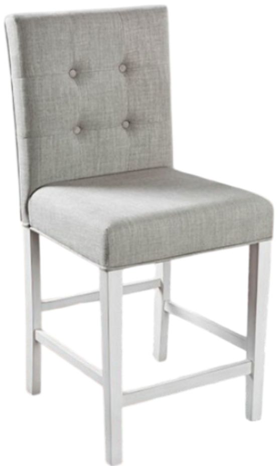 Furniture of America® Sutton 2-Piece Antique White/Gray Counter Stool Set-0