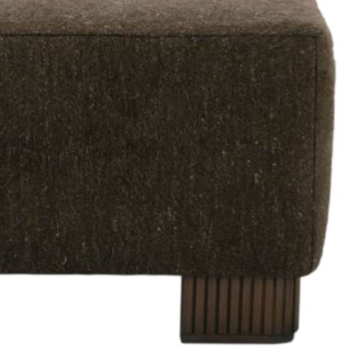 Rowe® Customizable Kindred Square Ottoman in Sesame Legs-1