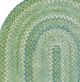 Capel Rugs Sailor Boy Monster Green 24" x 8' Oval Runner Rug-1