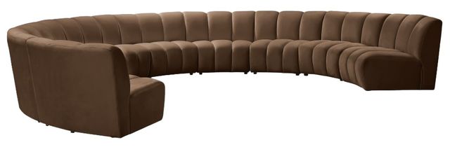 Meridian Furniture Infinity 9-Piece Brown Modular Sectional-0