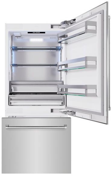 ZLINE 36" 19.8 Cu. Ft. Stainless Steel Built In Bottom Freezer Refrigerator-1