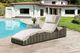 Furniture of America® Kesi Natural Fabric/Rattan/Steel Outdoor Patio Folding Daybed Bed-2