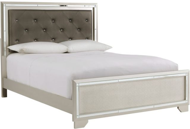 Signature Design by Ashley® Lonnix 6-Piece Silver Full Panel Bed Set-1