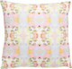 Laura Park Designs Brooks Avenue Pink 22" x 22" Throw Pillow-0