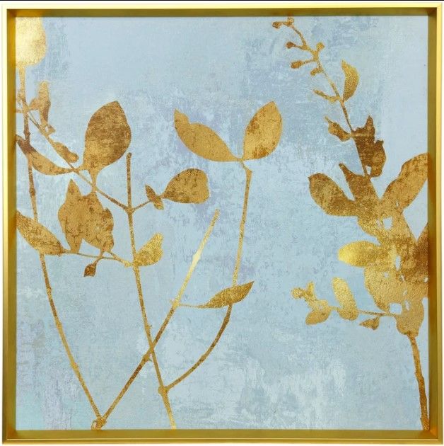 Stylecraft Blue/Gold Wall Art-0