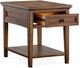 Magnussen Home® Bay Creek Toasted Nutmeg End Table-2
