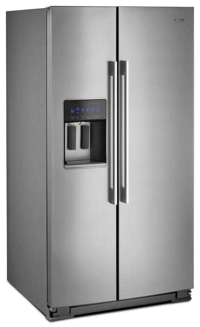 Whirlpool® 28.49 Cu. Ft. Side-By-Side Refrigerator-Fingerprint Resistant Stainless Steel-1