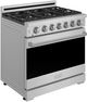Thor Kitchen® Gordon Ramsay 36" Stainless Steel Freestanding Pro Style Gas Range-2