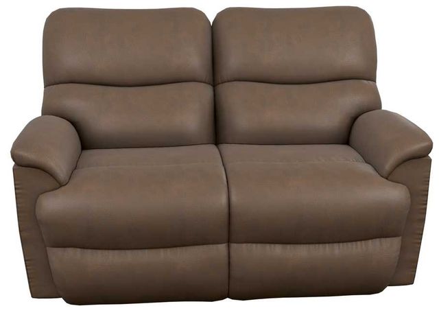 La-Z-Boy® Trouper Whiskey Manual Reclining Loveseat-1