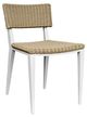 Uttermost® Calbas Honey/White Aluminum/Wicker Outdoor Dining Chair-0