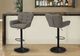 Monarch Specialties Inc. 2-Piece Black/Taupe Adjustable Swivel Counter Stool Set-1