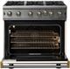 Viking® 5 Series 36" Pure White Pro Style Gas Range-1