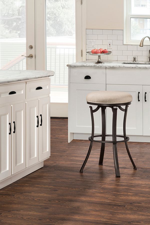 HH2 Home Bryce Midnight Mocha Indoor/Outdoor Swivel Bar Stool-3