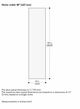 Gaggenau Vario Cooling Expressive Series 18" Dark Brushed Stainless Steel Door Panel-1
