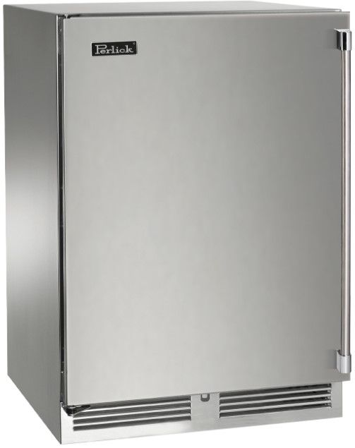 Perlick® Marine & Coastal Series 24" 5.2 Cu. Ft. Panel Ready Solid Door Undercounter Freezer-0