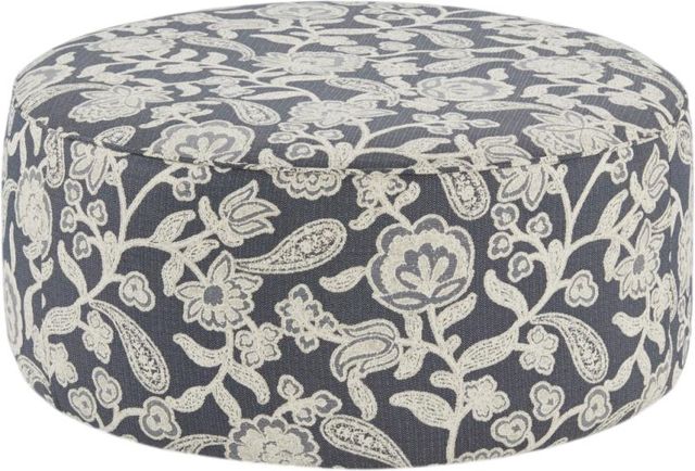 Fusion Furniture Awesome Sophie Indigo Cocktail Ottoman-0
