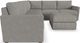 Flex by Flexsteel® 5-Piece Pebble 5-Seat Sectional with Ottoman-1