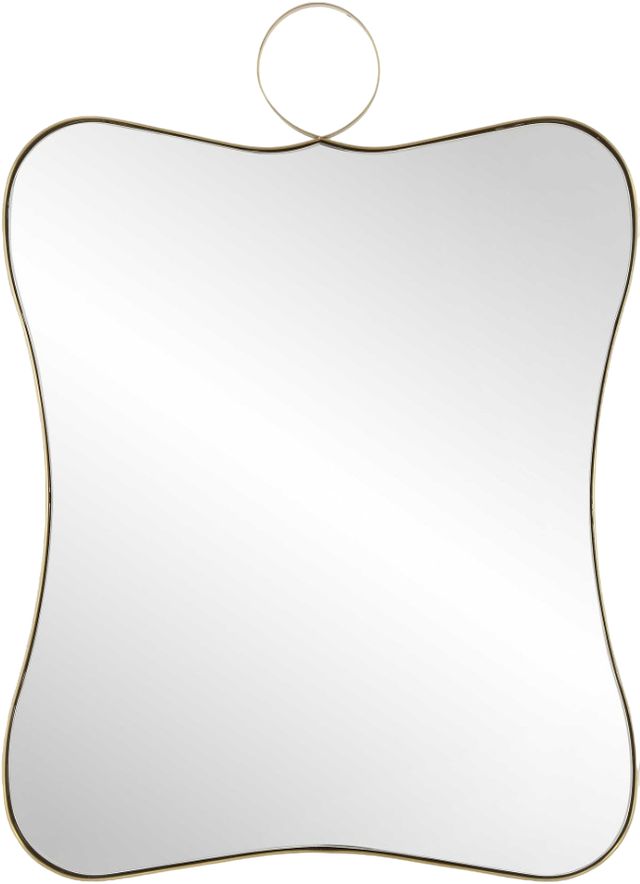 Uttermost® Talia Antique Brass Vanity Mirror-0