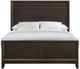 Elements International Beaumont Merlot Full Panel Bed-1