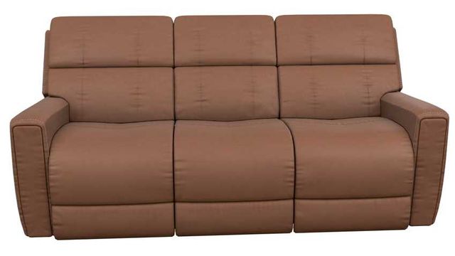 La-Z-Boy® Apollo Caramel Leather Manual Reclining Sofa-1