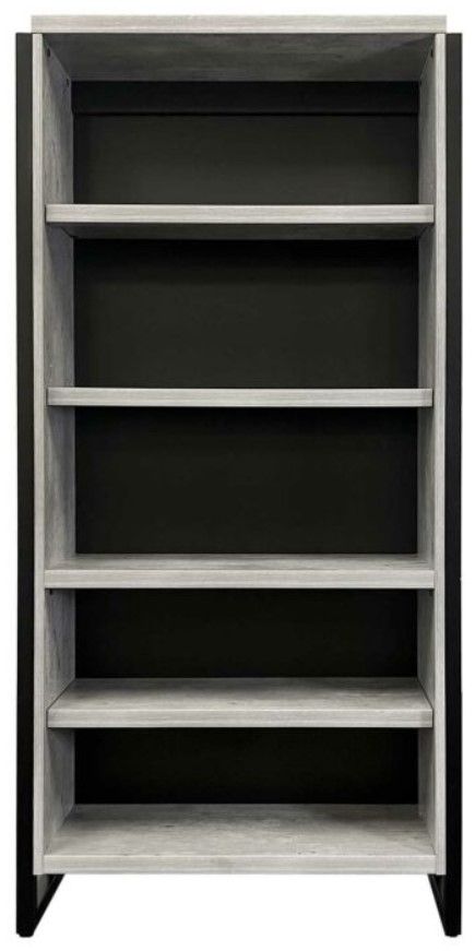 Martin Furniture Mason Concrete Open Bookcase-1