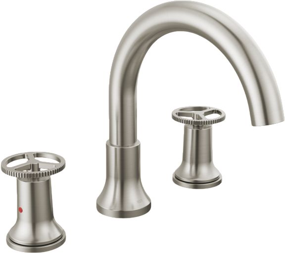Delta Trinsic® Stainless Roman Tub Faucet Trim-0