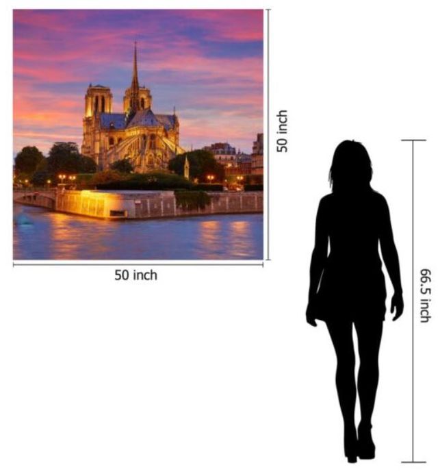 Classy Art Notre Dame Cathedral 2 Wall Art-2
