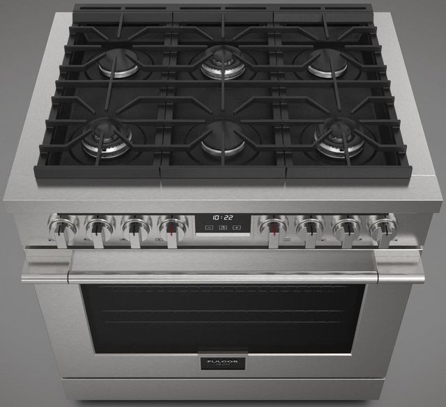 Fulgor Milano Accento 36" Stainless Steel Pro Style Gas Range-3