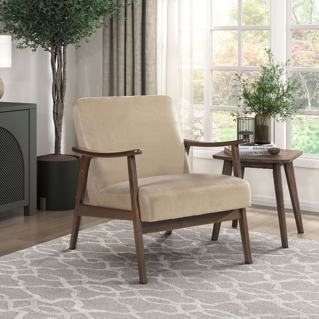 Homelegance® Landers Light Brown Accent Chair-1