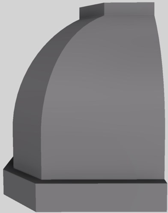Vent-A-Hood® Designer Series 54" Gunsmoke Wall Mounted Range Hood-3
