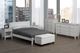 Titus Furniture White 39" Twin Platform Bed-1